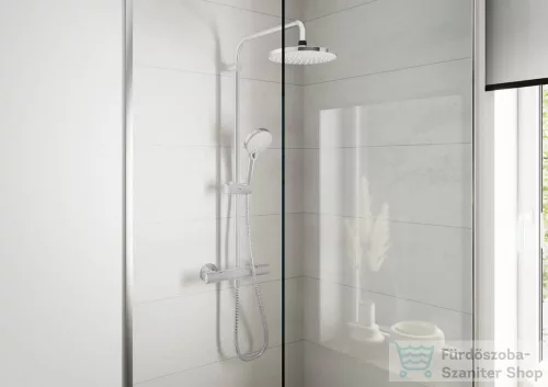 Hansgrohe Vernis Blend Showerpipe 200 termosztátos zuhanyrendszer,1 jet, EcoSmart, króm 26089000