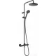 Hansgrohe Vernis Blend Showerpipe 200 termosztátos zuhanyrendszer,1 jet, EcoSmart, matt fekete 26089670