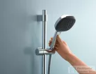 Grohe VITALIO Comfortt 110 rudas zuhanyszett 3 funkciós fejjel,króm 26096001