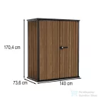 Curver Signature műanyag kerti tároló 1400 L velencei barna 261093