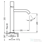 Tres STUDY EXCLUSIVE magas mosdócsaptelep, matt fekete 26130701NM