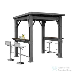 Curver Kerti grill pavilon, pulttal, tetővel grafit 261521