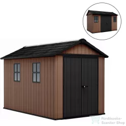   Curver Newton Plus wide 11 x 7,5 műanyag kerti ház barna 261861