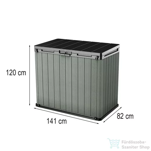 Curver Sio darwin műanyag kerti tároló 1100 L zöld 261884