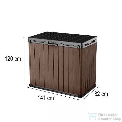 Curver Sio darwin műanyag kerti tároló 1100 L barna 261885