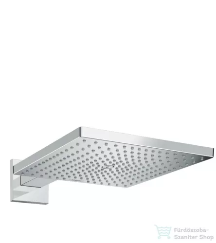 Hansgrohe Raindance Square 300 1jet fejzuhany EcoSmart 9 l/perc zuhanykarral 390 mm 26239000