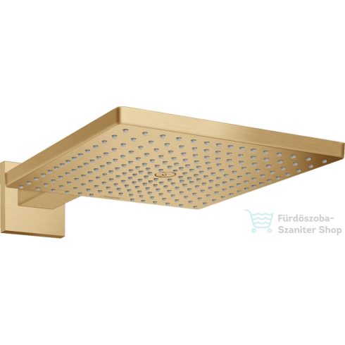 Hansgrohe RAINDANCE E 300 1jet fejzuhany EcoSmart 39 cm-es zuhanykarral, szálcsiszolt bronz 26239140