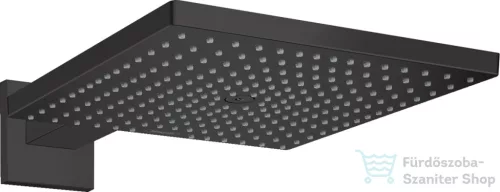 Hansgrohe RAINDANCE E 300 1jet fejzuhany EcoSmart 39 cm-es zuhanykarral, matt fekete 26239670