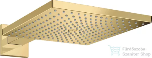 Hansgrohe RAINDANCE E 300 1jet fejzuhany EcoSmart 39 cm-es zuhanykarral, polírozott arany hatású 26239990