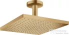 Hansgrohe RAINDANCE E 300 1jet EcoSmart fejzuhany 10 cm-es mennyezeti csatlakozással, szálcsiszolt bronz 26251140