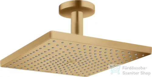Hansgrohe RAINDANCE E 300 1jet EcoSmart fejzuhany 10 cm-es mennyezeti csatlakozással, szálcsiszolt bronz 26251140
