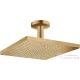 Hansgrohe RAINDANCE E 300 1jet EcoSmart fejzuhany 10 cm-es mennyezeti csatlakozással, szálcsiszolt bronz 26251140