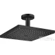 Hansgrohe RAINDANCE E 300 1jet EcoSmart fejzuhany 10 cm-es mennyezeti csatlakozással, matt fekete 26251670