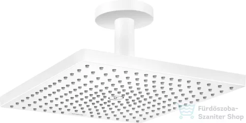 Hansgrohe RAINDANCE E 300 1jet EcoSmart fejzuhany 10 cm-es mennyezeti csatlakozással, matt fehér 26251700