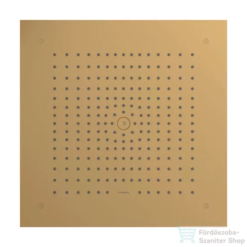 Hansgrohe RAINDANCE E 40x40 cm-es 1jet mennyezetbe építhető fejzuhany, szálcsiszolt bronz 26252140