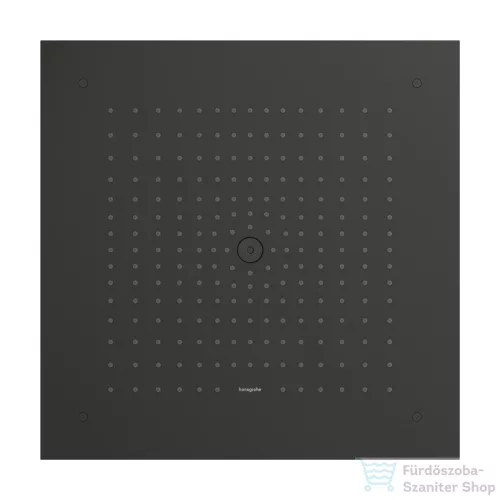 Hansgrohe RAINDANCE E 40x40 cm-es 1jet mennyezetbe építhető fejzuhany, szálcsiszolt fekete króm 26252340