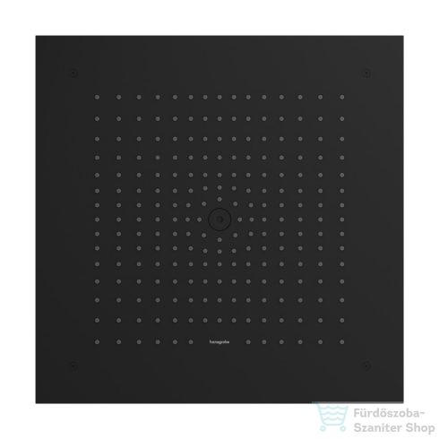 Hansgrohe RAINDANCE E 40x40 cm-es 1jet mennyezetbe építhető fejzuhany, matt fekete 26252670