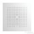 Hansgrohe RAINDANCE E 40x40 cm-es 1jet mennyezetbe építhető fejzuhany, matt fehér 26252700