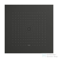   Hansgrohe RAINDANCE E 40x40 cm-es 1jet mennyezetbe építhető fejzuhany EcoSmart, szálcsiszolt fekete króm 26253340