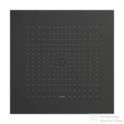   Hansgrohe RAINDANCE E 40x40 cm-es 1jet mennyezetbe építhető fejzuhany EcoSmart, szálcsiszolt fekete króm 26253340