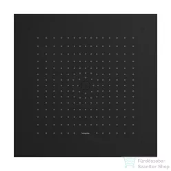   Hansgrohe RAINDANCE E 40x40 cm-es 1jet mennyezetbe építhető fejzuhany EcoSmart, matt fekete 26253670
