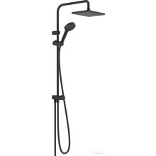   Hansgrohe VERNIS SHAPE Showerpipe 200, 1 jet, Reno zuhanyrendszer csaptelep nélkül, matt fekete 26282670