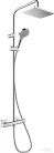 Hansgrohe VERNIS SHAPE Showerpipe 230 termosztátos zuhanyrendszer, króm 26286000