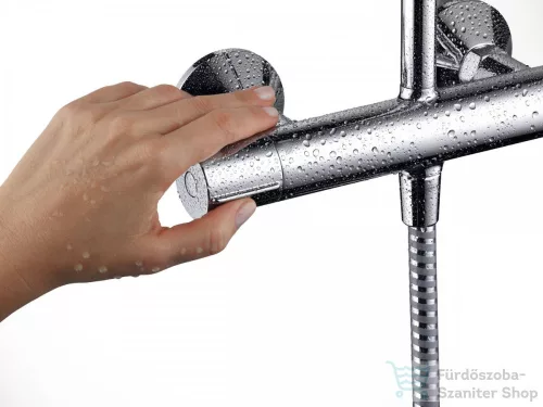 Hansgrohe VERNIS SHAPE Showerpipe 230 termosztátos zuhanyrendszer, króm 26286000