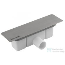   Sapho POLYSAN KAZUKO zuhanytálca szifon, DN40, szálcsiszolt (26317)