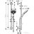 Hansgrohe HG RD Select S 120 EcoSm/U'Comf.90 króm 26323000