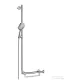 Hansgrohe HG RD Select S 120/U'Comfort 110 L króm 26324000