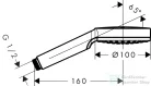 Hansgrohe HG Crometta 1jet kézizuhany Eco 6L 26334400