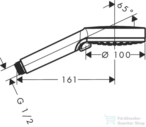 Hansgrohe HG Crometta Vario kézizuhany Eco 6L 26336400
