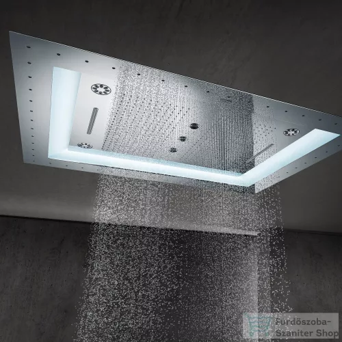 Grohe Rainshower F-Series 40″ AquaSymphony Mennyezeti zuhany 6+ zuhanyfunkcióval, világítással 26373001