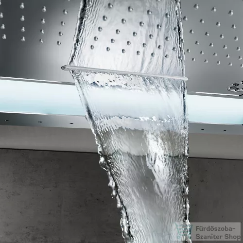 Grohe Rainshower F-Series 40″ AquaSymphony Mennyezeti zuhany 6+ zuhanyfunkcióval, világítással 26373001