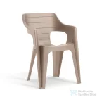 Curver Bilbao iowback műanyag kartámaszos kerti szék cappuccino 263772