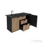 Curver Deco compact kültéri konyha mosogatóval csapteleppel grafit 263933