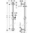 Hansgrohe HG Unica Comfort zuhanyrúd 900mm króm 26402000