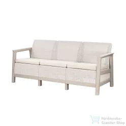   Curver Scandi linea 3 személyes kerti kanapé kavicsszürke-bézs 264048