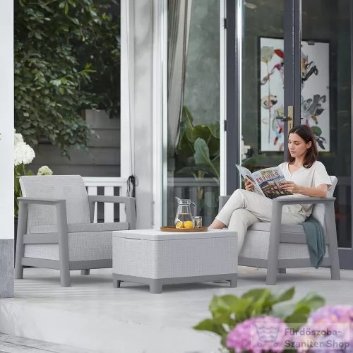 Curver Scandi Balcony linea set kerti bútor garnitúra hamuszürke-világosszürke 264051_264049
