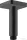 Hansgrohe VERNIS SHAPE mennyezeti csatlakozó 10 cm, matt fekete 26406670