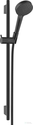 Hansgrohe VERNIS BLEND Vario Ecosmart zuhanyszett 65 cm-es S Puro, zuhanyrúddal, matt fekete 26423670