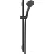 Hansgrohe VERNIS BLEND Vario Ecosmart zuhanyszett 65 cm-es S Puro, zuhanyrúddal, matt fekete 26423670