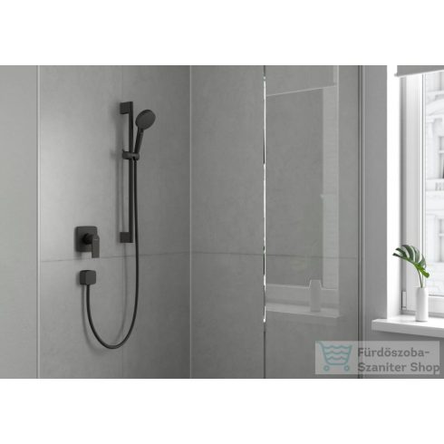 Hansgrohe VERNIS BLEND Vario Ecosmart zuhanyszett 65 cm-es S Puro, zuhanyrúddal, matt fekete 26423670