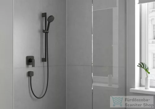 Hansgrohe VERNIS BLEND Vario Ecosmart zuhanyszett 65 cm-es S Puro, zuhanyrúddal, matt fekete 26423670