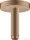 Hansgrohe AXOR SHOWERSOLUTION 10 cm-es mennyezeti zuhanykar, szálcsiszolt vörös arany hatású 26432310