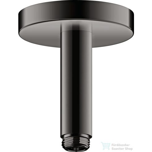 Hansgrohe AXOR SHOWERSOLUTION 10 cm-es mennyezeti zuhanykar, polírozott fekete króm 26432330