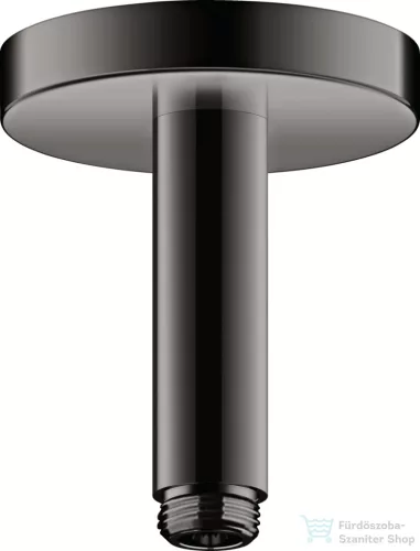Hansgrohe AXOR SHOWERSOLUTION 10 cm-es mennyezeti zuhanykar, polírozott fekete króm 26432330
