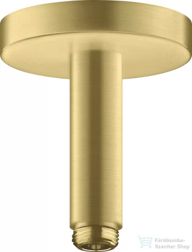 Hansgrohe AXOR SHOWERSOLUTION 10 cm-es mennyezeti zuhanykar, szálcsiszolt sárgaréz 26432950