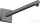 Hansgrohe AXOR SHOWERSOLUTIONS 39 cm-es zuhanykar,csiszolt fekete króm 26436340